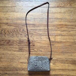 USED Stylish Brown and Black Women's Crossbody Bag